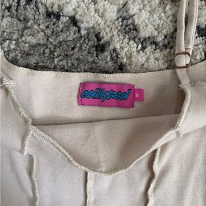 Edikted beige crop top